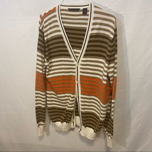 Sean John long sleeve striped sweater